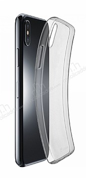 Cellularline Fine iPhone XS Max Parlak effaf Silikon Klf