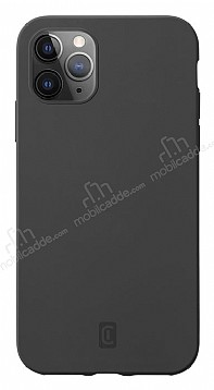 Cellularline iPhone 12 / 12 Pro Sensation Soft Siyah Silikon Klf