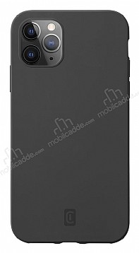 Cellularline iPhone 12 Pro Max Sensation Soft Siyah Silikon Klf