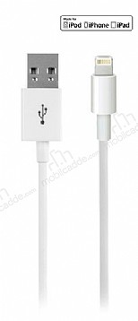 Cellularline Lightning USB Beyaz Data Kablosu 1.20m