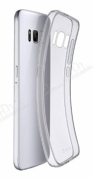 Cellularline Samsung Galaxy S8 Plus Fine Parlak effaf Silikon Klf