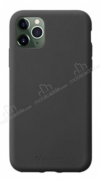 Cellularline Sensation iPhone 11 Pro Max Siyah Silikon Klf