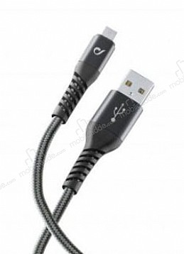Cellularline Tetra Force Micro USB Siyah Data Kablosu 1m