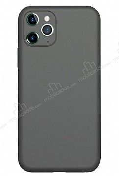 Coblue iPhone 12 Pro Max 6.7 in Kamera Korumal Siyah Silikon Klf