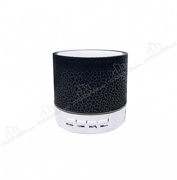 Eiroo Ikl Siyah Granit Tanabilir Bluetooth Hoparlr