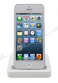 Eiroo iPhone SE / 5 / 5S Masast Dock arj Aleti Beyaz