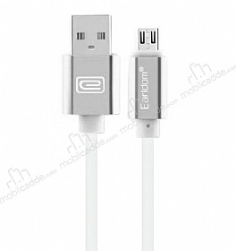 Cortrea Manyetik Ulu Micro USB Silver Data Kablosu 1m