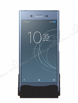 Eiroo Sony Xperia XZ1 Type-C Masast Dock Siyah arj Aleti