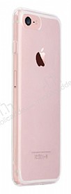 COTEetCI iPhone 7 / 8 Rose Gold Butonlu effaf Silikon Klf