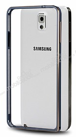 COTEetCI Samsung N9000 Galaxy Note 3 Metal Round Bumper Dark Silver Klf