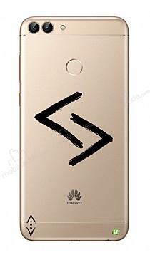 ukur Lisansl Huawei P Smart Siyah Kara Kuzular Logo Klf