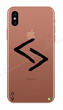 ukur Lisansl iPhone XS Max Siyah Kara Kuzular Logo Klf
