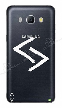 ukur Lisansl Samsung Galaxy J3 2016 Beyaz Kara Kuzular Logo Klf