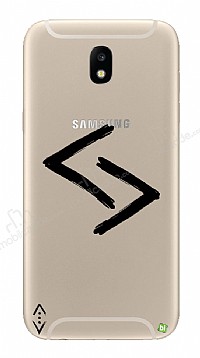 ukur Lisansl Samsung Galaxy J3 Pro Siyah Kara Kuzular Logo Klf