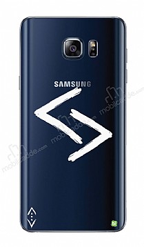 ukur Lisansl Samsung Galaxy Note 5 Beyaz Kara Kuzular Logo Klf