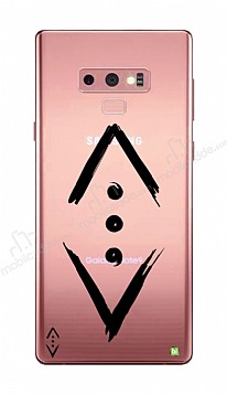 ukur Lisansl Samsung Galaxy Note 9 Siyah ukur Logo Klf