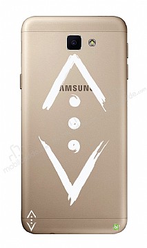 ukur Lisansl Samsung Galaxy J7 Prime / Prime 2 Beyaz ukur Logo Klf