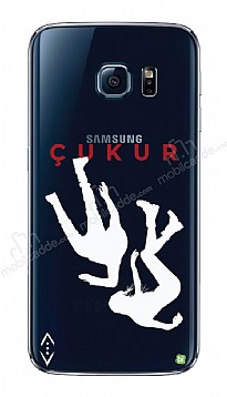 ukur Lisansl Samsung Galaxy S6 Edge Beyaz D Logo Klf