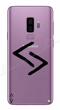 ukur Lisansl Samsung Galaxy S9 Plus Siyah Kara Kuzular Logo Klf