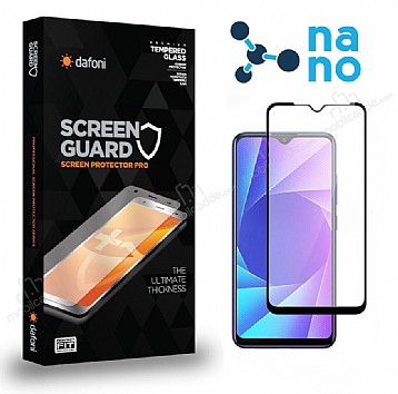 Dafoni Realme 5i Full Mat Nano Premium Siyah Ekran Koruyucu