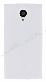 Dafoni Air Slim General Mobile Discovery Elite Ultra nce Mat effaf Beyaz Silikon Klf