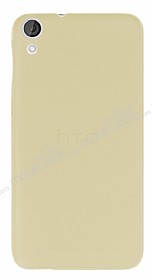 Dafoni Air Slim HTC Desire 820 Ultra nce Mat Gold Silikon Klf