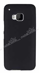 Dafoni Air Slim HTC One M9 Ultra nce Mat Siyah Silikon Klf
