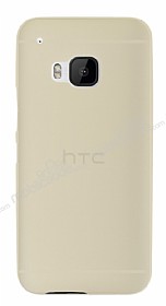 Dafoni Air Slim HTC One M9 Ultra nce Mat Gold Silikon Klf