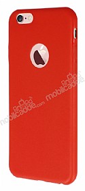 Dafoni Air Slim iPhone 6 / 6S Ultra nce Mat Krmz Silikon Klf