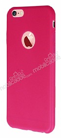 Dafoni Air Slim iPhone 6 / 6S Ultra nce Mat Pembe Silikon Klf
