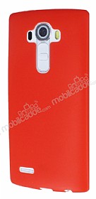Dafoni Air Slim LG G4 Ultra nce Mat Krmz Silikon Klf