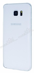 Dafoni Air Slim Samsung Galaxy Note 5 Ultra nce Mat effaf Beyaz Silikon Klf