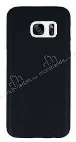 Dafoni Air Slim Samsung Galaxy S7 Ultra nce Mat Siyah Silikon Klf