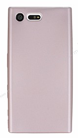 Dafoni Air Slim Sony Xperia X Compact Ultra nce Mat Rose Gold Silikon Klf