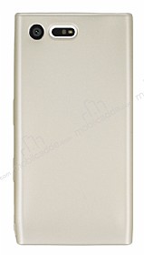 Dafoni Air Slim Sony Xperia X Compact Ultra nce Mat Gold Silikon Klf