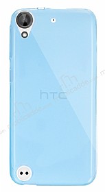 Dafoni Aircraft HTC Desire 530 Ultra nce effaf Mavi Silikon Klf