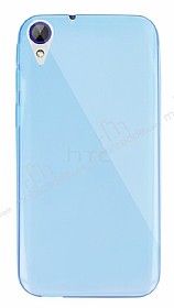 Dafoni Aircraft HTC Desire 830 Ultra nce effaf Mavi Silikon Klf