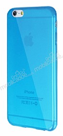 Dafoni Aircraft iPhone 6 / 6S Ultra nce effaf Mavi Silikon Klf