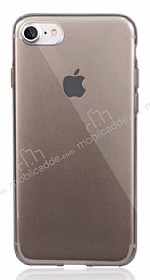 Dafoni Aircraft iPhone 7 / 8 Ultra nce effaf Siyah Silikon Klf
