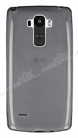 LG G4 Stylus Ultra nce effaf Siyah Silikon Klf