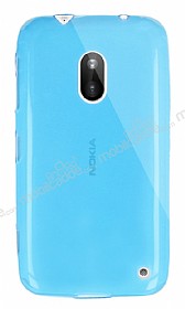 Dafoni Aircraft Nokia Lumia 620 Ultra nce Mavi Silikon Klf