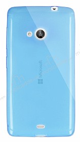Dafoni Aircraft Microsoft Lumia 535 Ultra nce effaf Mavi Silikon Klf