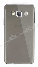Dafoni Aircraft Samsung Galaxy A3 Ultra nce effaf Siyah Silikon Klf