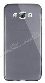 Dafoni Aircraft Samsung Galaxy A8 Ultra nce effaf Siyah Silikon Klf