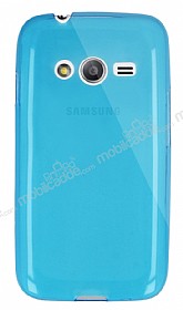 Dafoni Aircraft Samsung Galaxy Ace 4 Ultra nce effaf Mavi Silikon Klf
