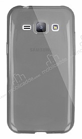 Dafoni Aircraft Samsung Galaxy J1 Ultra nce effaf Siyah Silikon Klf