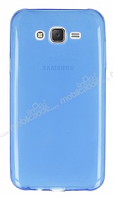 Samsung Galaxy J7 / Galaxy J7 Core Ultra nce effaf Mavi Silikon Klf