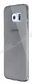 Dafoni Aircraft Samsung Galaxy S6 Edge Ultra nce effaf Siyah Silikon Klf
