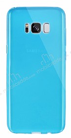 Dafoni Aircraft Samsung Galaxy S8 Plus Ultra nce effaf Mavi Silikon Klf