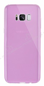 Dafoni Aircraft Samsung Galaxy S8 Plus Ultra nce effaf Pembe Silikon Klf